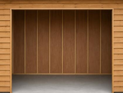 Customer to supply and fit own garage door