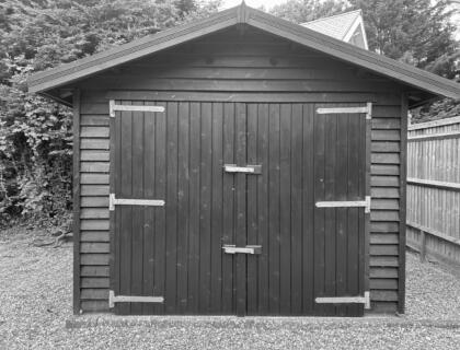 Barn Double Doors - Anthracite Grey